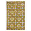 Fab Habitat 180x270cm Yellow Seville Recycled Plastic Outdoor Rug