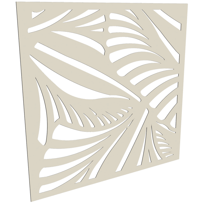 ProtectorAl 300-1200 x 300-1200mm Surfmist Jungle Unframed Solid Aluminium Decorative Panel