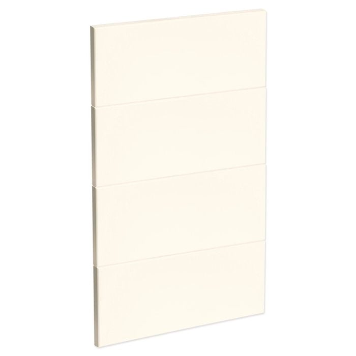 Kaboodle 450mm Antique White Modern 4 Drawer Panels 