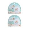 2pk Gibson Gifts Farm Blue Kids Meal Dinner Set Melamine Plate Bowl Cup Cutlery