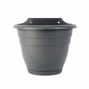 Northcote Pottery 320mm Graphite Villa Plastic Wall Planter - Graphite