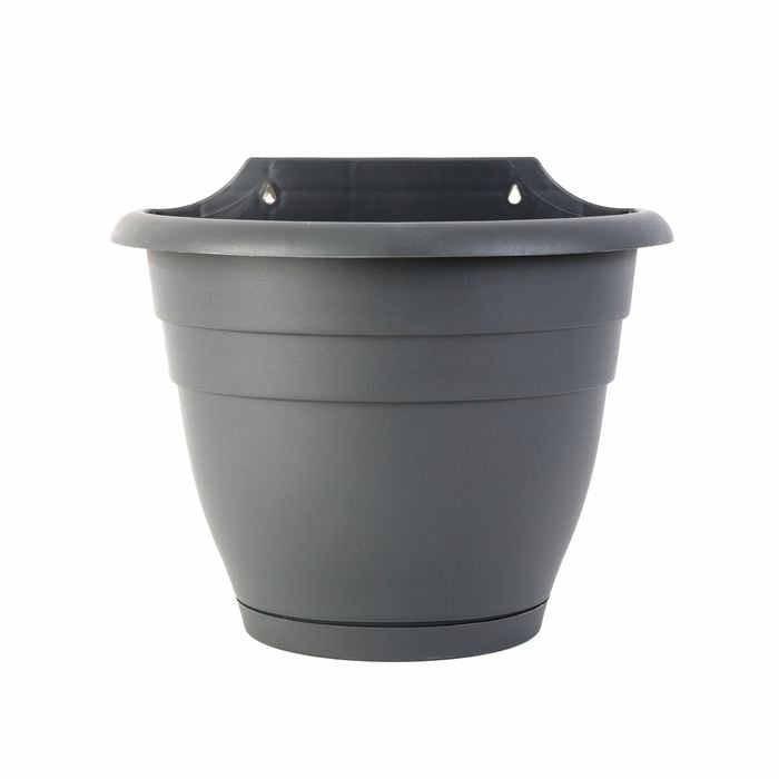 Northcote Pottery 320mm Graphite Villa Plastic Wall Planter - Graphite