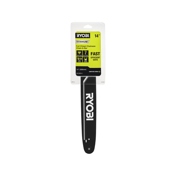 Ryobi 14” Titanium Chainsaw Chain & Bar Combo