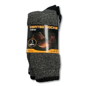 3 Pairs s THERMAL HEATED SOCKS Warm Winter Comfort s Work Size UK 7-11