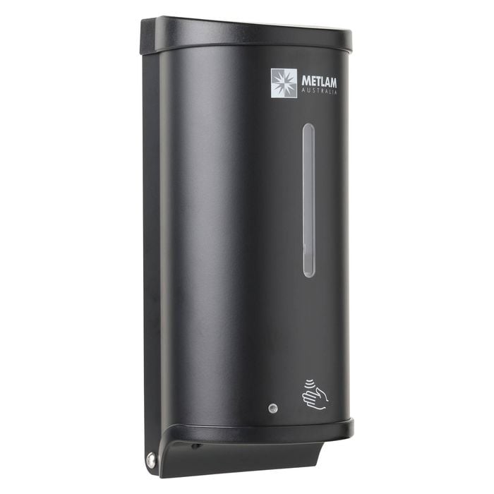 Metlam Australia 800ml Designer Black Automatic Sanitiser Dispenser