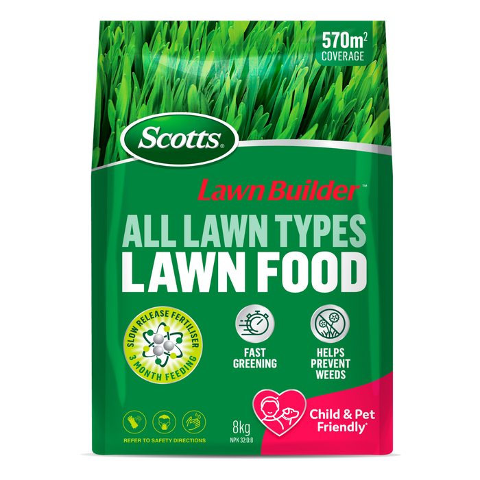 Scotts Lawn Builder 8kg All Lawn Types Lawn Food