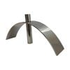 SS Collective Small Candlestick Candle Holder Silver George Arch Taper 10cm