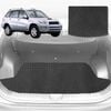 6D Diamond Car Boot Mat for Toyota RAV4 4-Door (XA20)2000-2005-Cargo Mat-Black-Outback GT