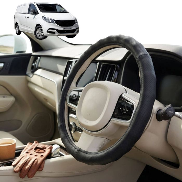 Australian Goose Steering Wheel Cover for LDV G10 Van 2015 - Current (SV7A, SV7C) Circle Black