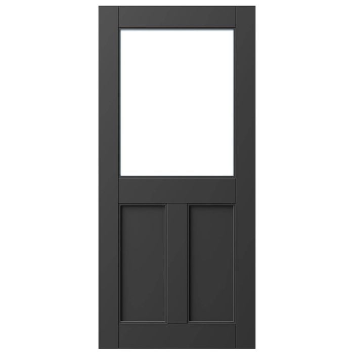 Strata 2040 x 820 x 41mm Clear Glass Aluminium Parkwood Entrance Door