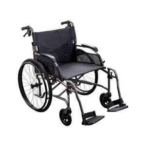 Unicare Health-560mm-Meteor Grey-Aura-Lightweight Manual Wheelchair