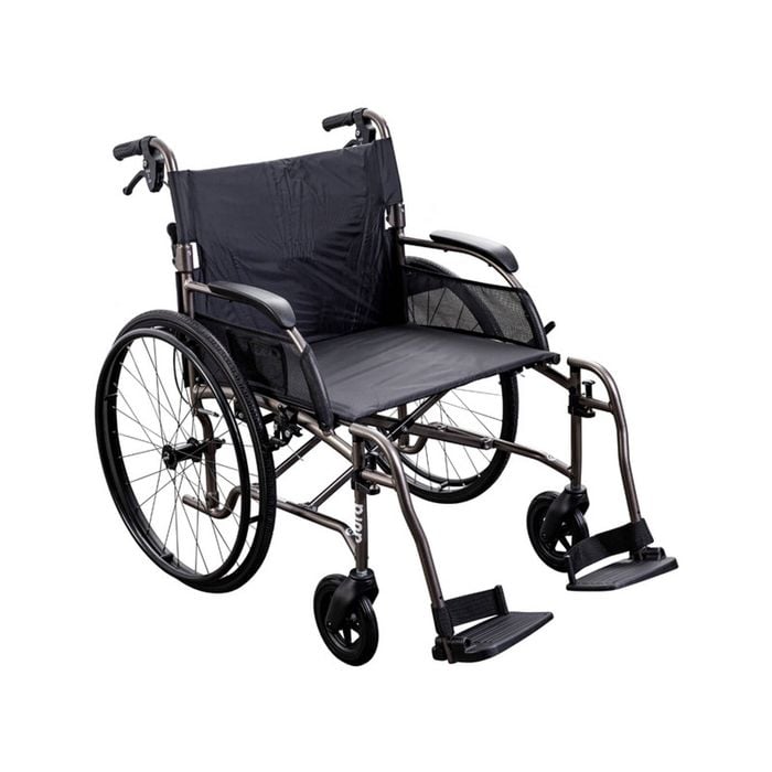 Unicare Health-560mm-Meteor Grey-Aura-Lightweight Manual Wheelchair