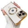MEZON Apple iPhone 15 Pro (6.1") Luxury MagSafe Compatible Case - Gold