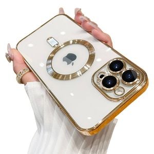 MEZON Apple iPhone 15 Pro (6.1") Luxury MagSafe Compatible Case - Gold