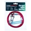 Taskmaster 5mm x 10ft Long Tie Out Wire with Spring