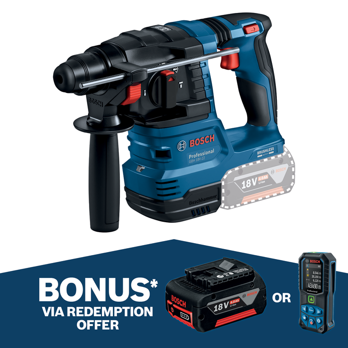 Bosch 18V Professional SDS+ Rotary Hammer Drill 0611924000 - Skin Only