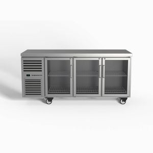 Skope Reflex 3 Glass Door Underbench Gn 1/1 Compatible Fridge - Under Bench Fridges (rf7.ubr.3.gd)