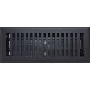 Accord 10 x 30cm Black Brooklyn Floor Vent