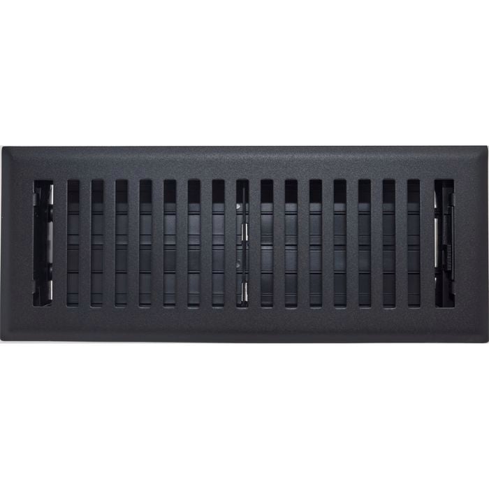Accord 10 x 30cm Black Brooklyn Floor Vent