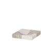 Amalfi Sachi Check Dish White & Beige 15.2x15.2x2.5cm