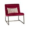 Glorie Garnet Velvet Sofa Chair
