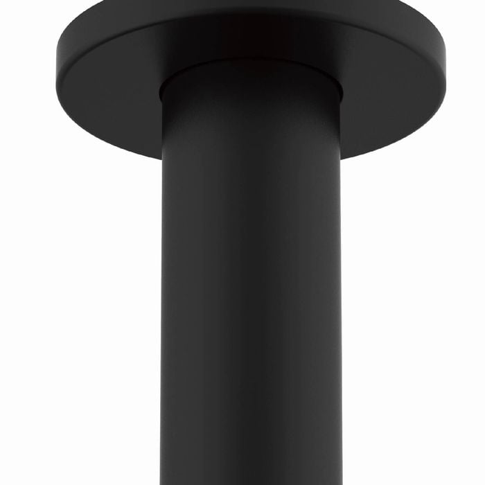 Azzurra Perno Square 300mm Ceiling Arm in Matte Black 00525MB