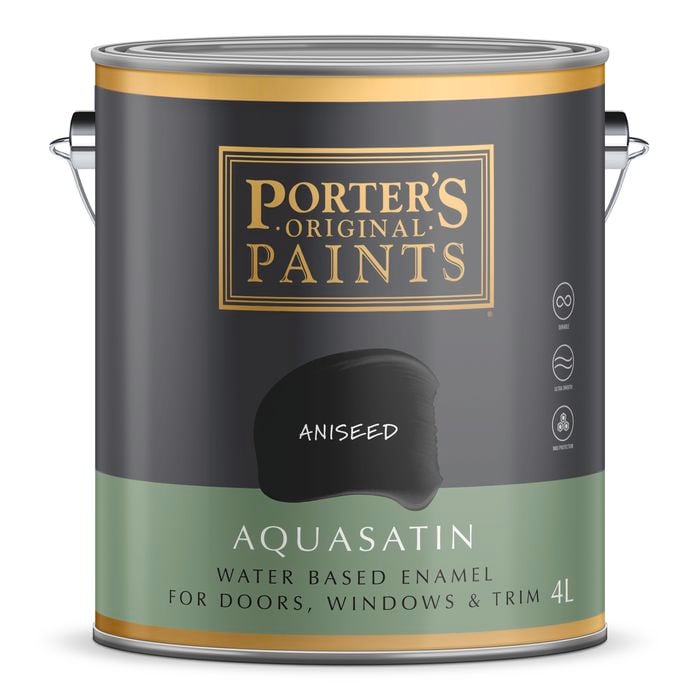 Porter's Paints 4L Aniseed Aquasatin