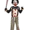 Crazy Slasher Clown Boys Halloween Costume - 8-10
