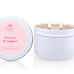 Peony Bouquet Soy Candle Tin 165g