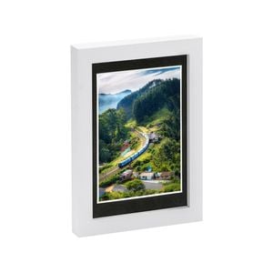 Nicola Spring Photo Frame with 4" x 6" Mount - 5" x 7" - White