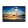 Artey | Late Surf - Framed Canvas - Black Frame - 100 x 150cm