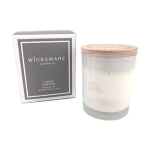 More Than Party Soy Scented Candle Jar Home Fragrance Clean Cotton 260g