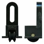 Rolltrak Adjustable Plastic Carriage And Acetal Roller - 2 Pack