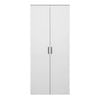 European Cabinetry Slim White Scandi Black Stockholm Storage Cupboard