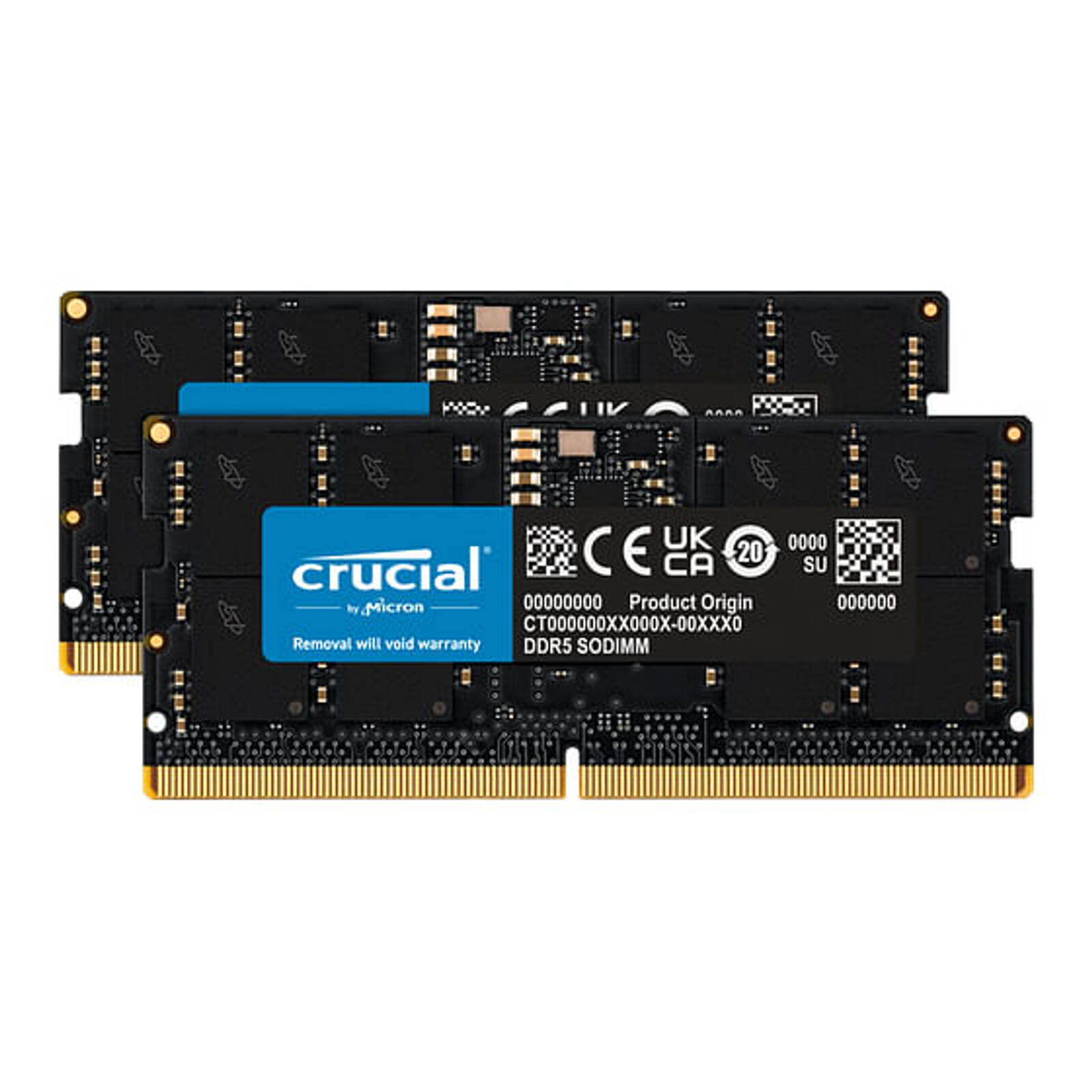 Crucial 32GB (2x16GB) DDR5-4800 SODIMM Memory