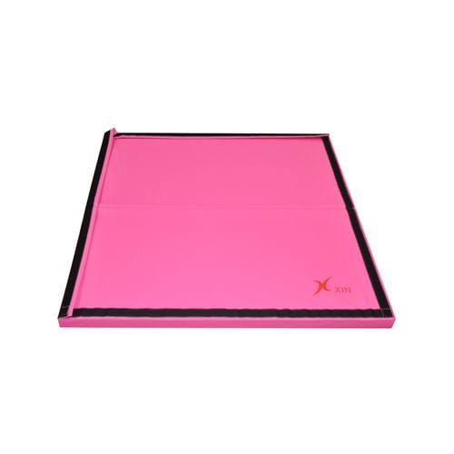 Pink 120cm X 120cm X 5cm Gymnastics Mat 2 piece Folding Gym Exercise Yoga Mat Bunnings Australia
