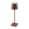 Telbix Clio Modern Table Desk Lamp Light Metal Brown Satin