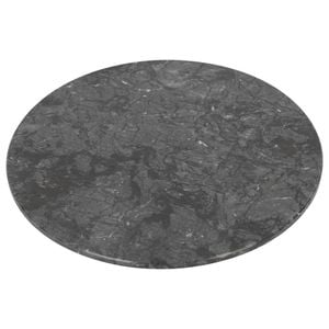 Argon Tableware Marble Chopping Board - 30cm - Black - Round Cutting Board Solid Worktop Protector Mat Serving Platter
