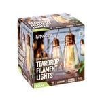 Lytworx Warm White Solar Teardrop Filament Lights - 10 Pack
