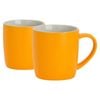Argon Tableware Matt Coloured Coffee Mugs - 350ml - Pack of 2