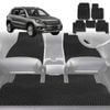 6D Diamond Car Floor Mats for VolksWagen Tiguan 2008-2016-Full Set-Black-Outback GT