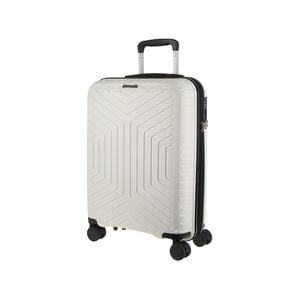 Pierre Cardin 65cm Medium Hard-Shell Travel Suitcase White 89L