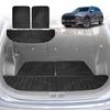 3 Pcs Boot Liners For Hyundai Santa Fe Santafe 2018-2023 All Weather Heavy Duty Cargo Trunk Cover Mat Luggage Tray Accessories