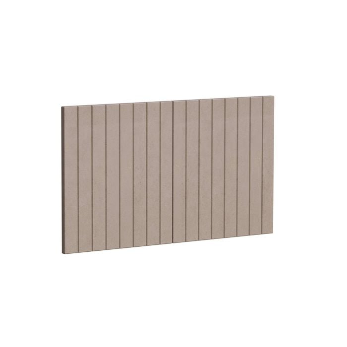 Kaboodle 800mm Raw Board V-Groove Farmhouse Sink Doors - 2 Pack