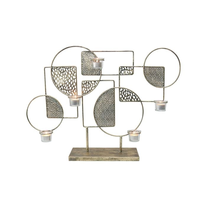 Willow & Silk Abstract Hives Statement Candle Holder
