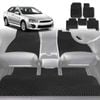 6D Diamond Car Floor Mats for Mitsubishi Lancer 2007-2017-Full Set-Black-Outback GT