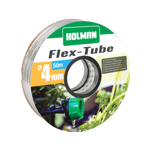 Holman 4mm x 50m Irrigation Drip Tube Flex Spool