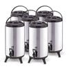 SOGA 6X 12L Portable Insulated Barrel Brew Pot with Dispenser
