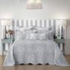 Bianca Florence Grey Bedspread Set King Single