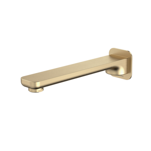 Luna Brushed Brass Lead Free Wall Basin/Bath Outlet